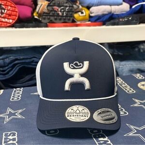 Hooey Navy and White Snapback Hat